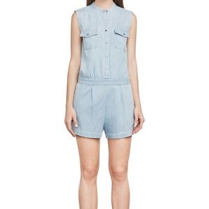 New with Tag BCBG Maxazria Chambray Romper